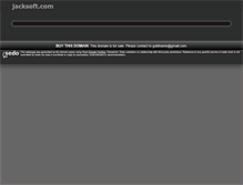 Tablet Screenshot of jacksoft.com